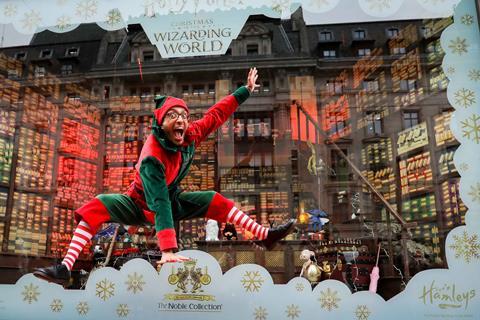 Hamleys Christmas window 2021